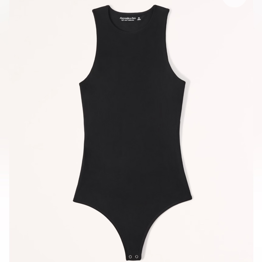 Abercrombie & Fitch Soft Matte Seamless High-Neck Bodysuit